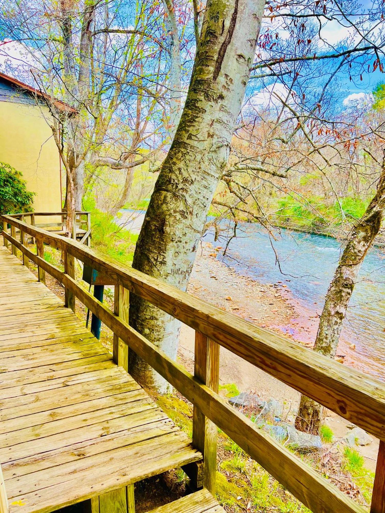 צ'ירוקי Newfound Lodge On The River מראה חיצוני תמונה